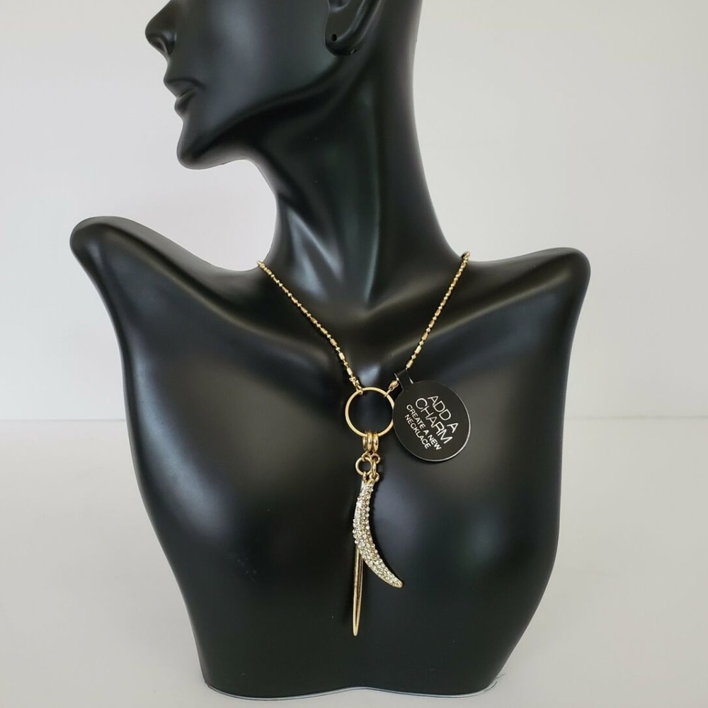 INC International Concepts Gold-Tone Long Charm Pe